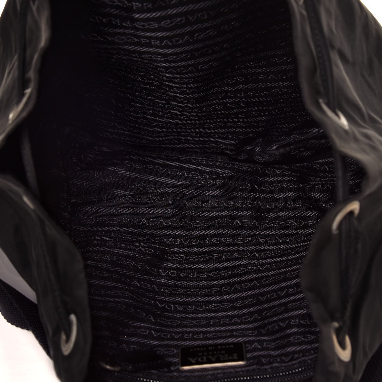 Prada Tessuto Nylon Backpack Black 4 of 4
