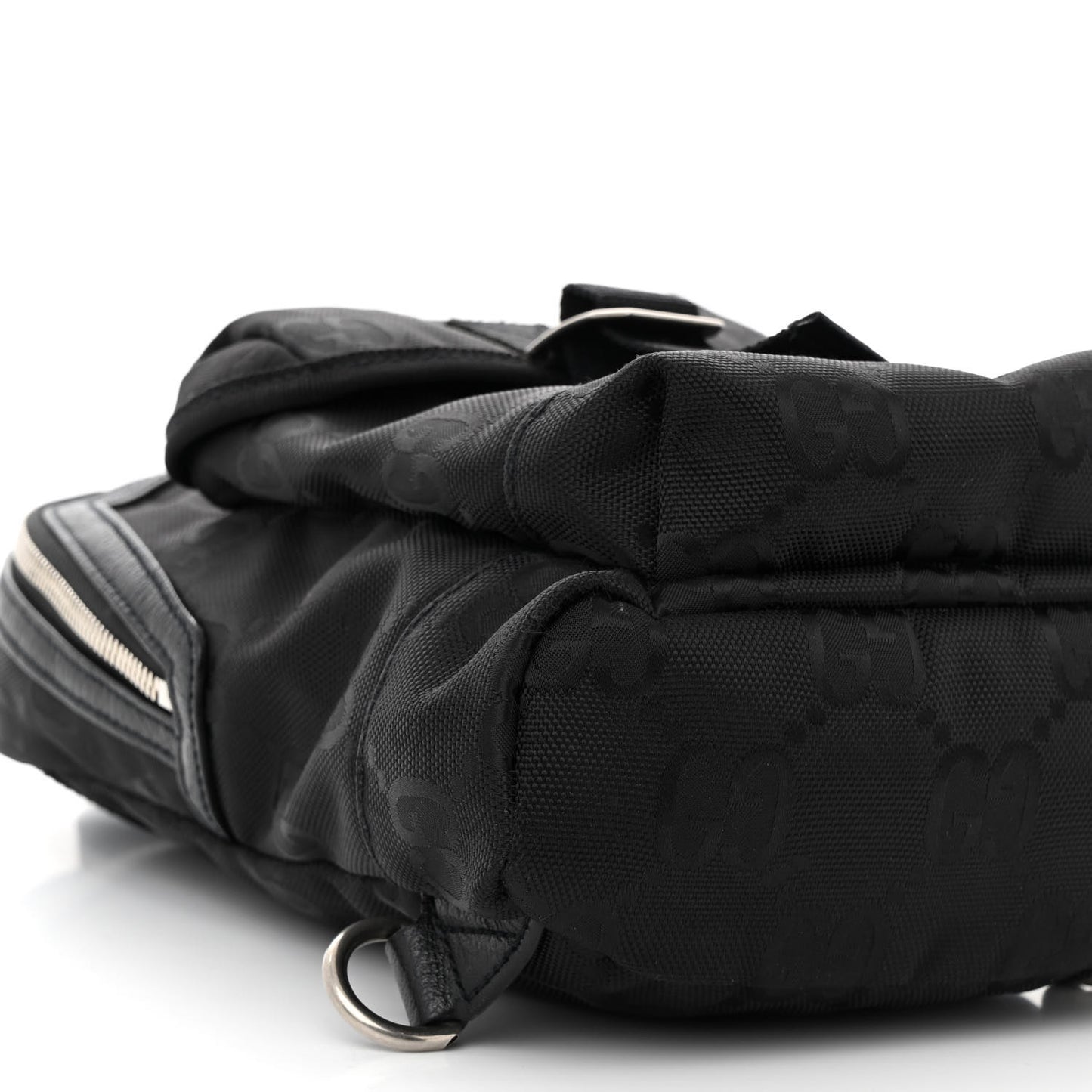 Econyl Nylon Monogram Off The Grid Sling Backpack Black