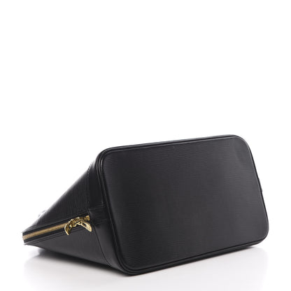 Louis Vuitton Epi Alma PM Black 4 of 17