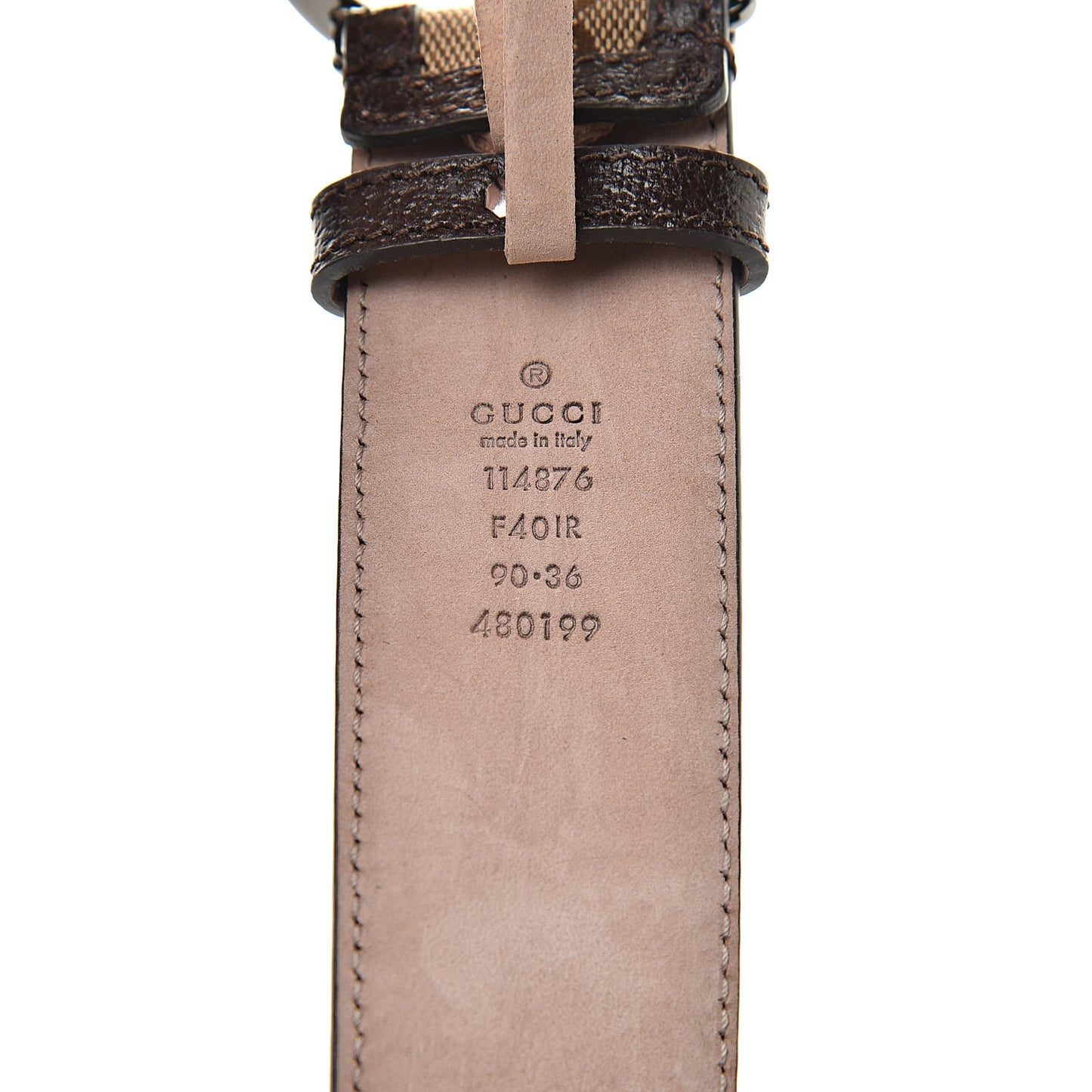 Monogram Interlocking G 40mm Belt 90 36 Dark Brown