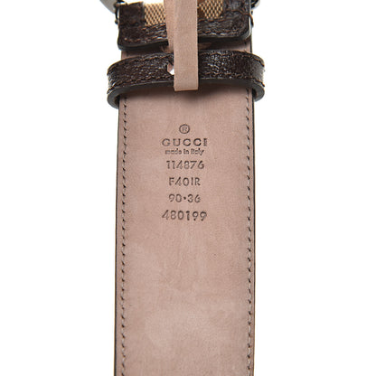 Gucci Monogram Interlocking G 40mm Belt 90 36 Dark Brown 4 of 7