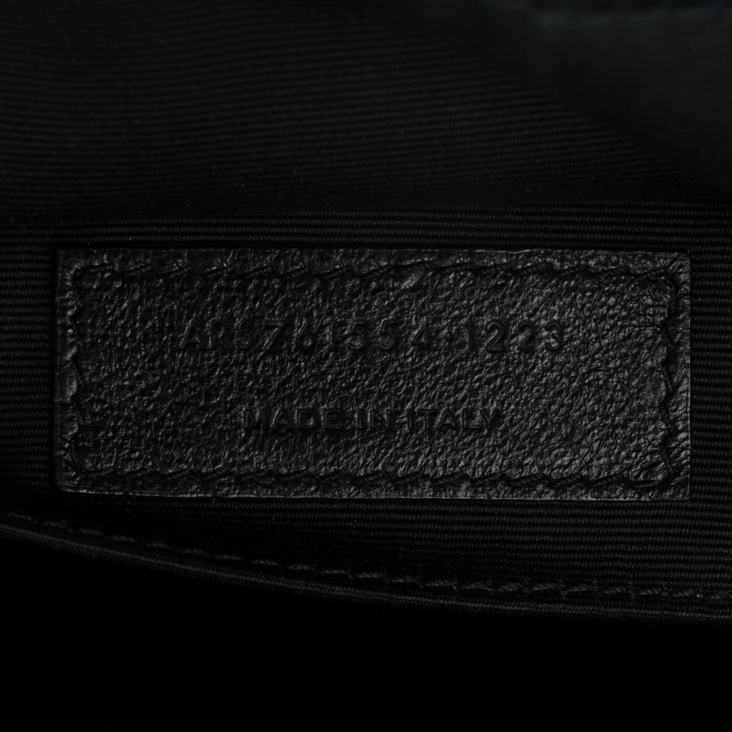 Saint Laurent Calfskin Matelasse Monogram Lou Camera Bag Black 7 of 10