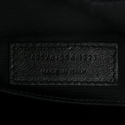 Saint Laurent Calfskin Matelasse Monogram Lou Camera Bag Black 7 of 10