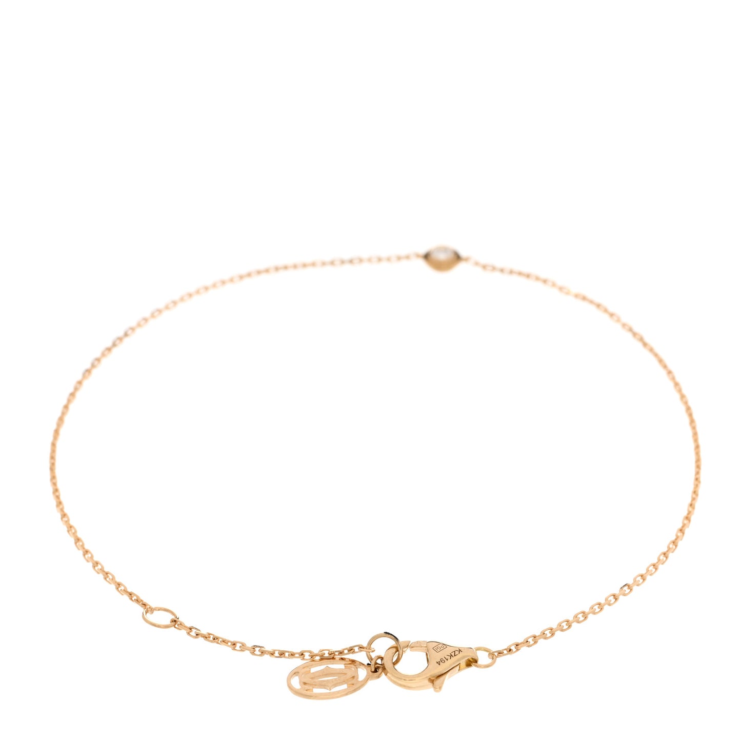 18K Yellow Gold Diamond XS D'Amour Bracelet