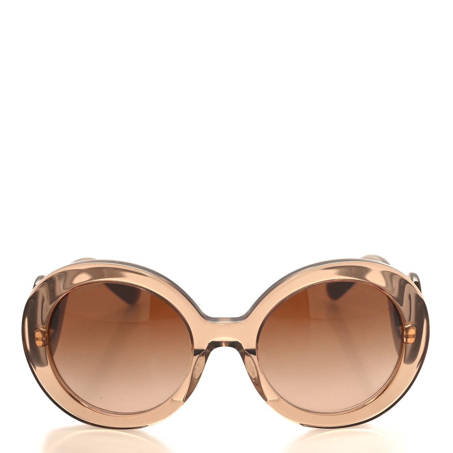 Prada Acetate Baroque Sunglasses SPR 27N Beige 2 of 7