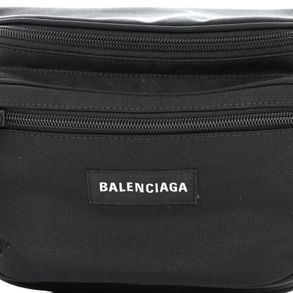 Balenciaga Recycled Casual Nylon Explorer Beltpack Black 8 of 10
