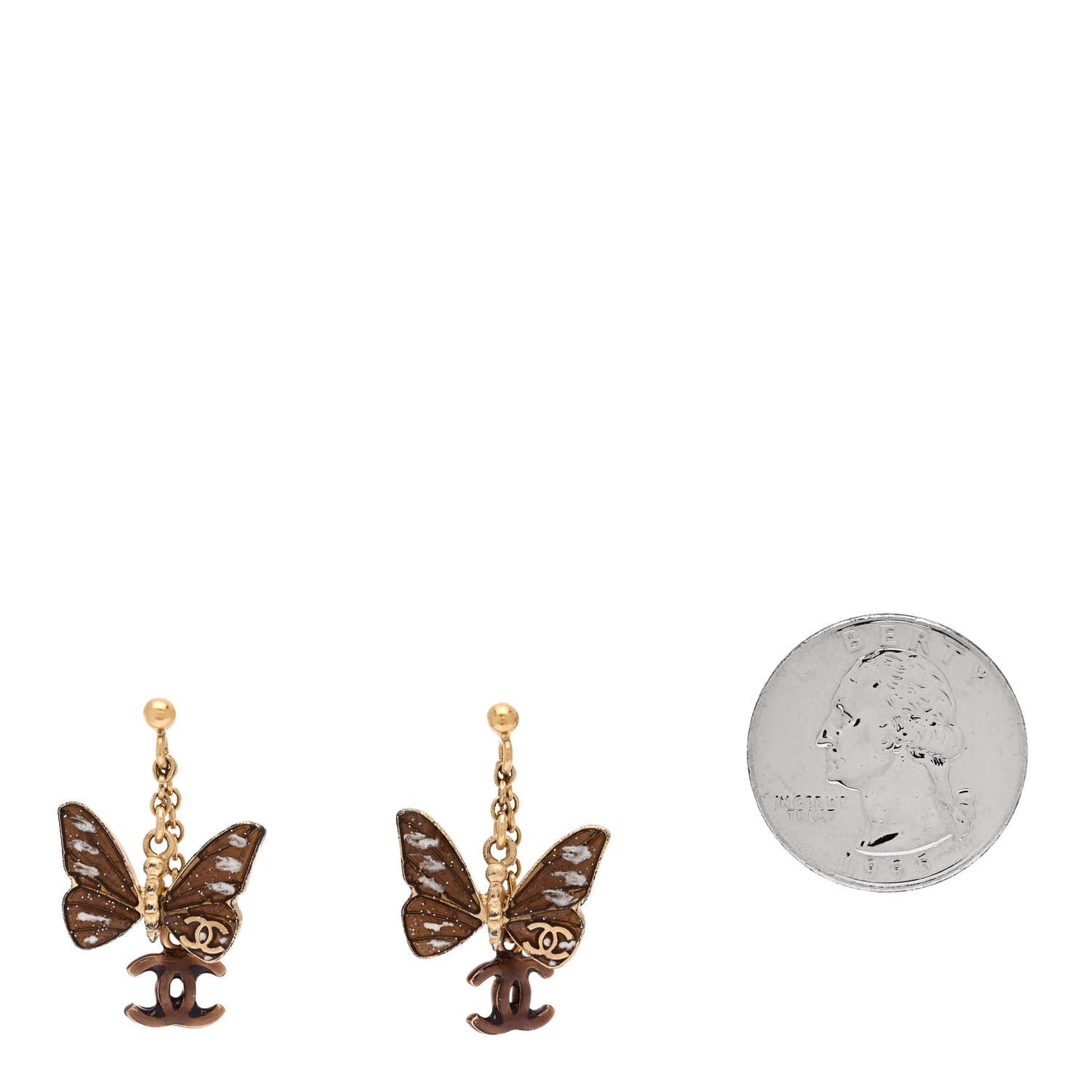 Butterfly Earrings Gold