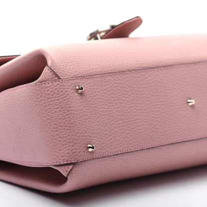 Gucci Dollar Calfskin Interlocking G Top Handle Shoulder Bag Soft Pink 6 of 16