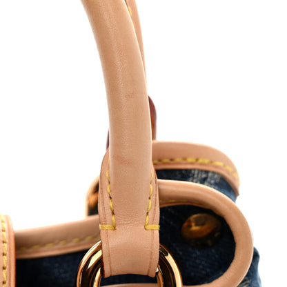 Louis Vuitton Monogram Denim Pleaty Blue 10 of 10