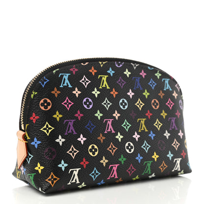 Louis Vuitton Monogram Multicolor Cosmetic Pouch Black Grenade 3 of 8