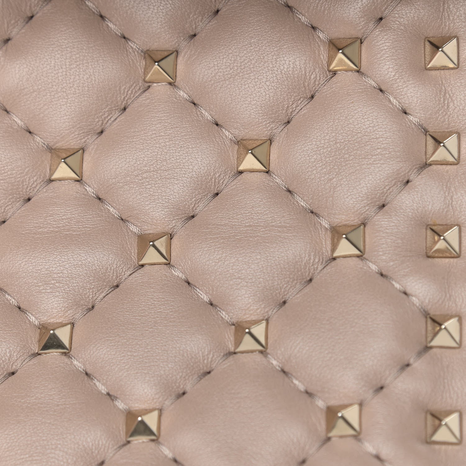Valentino Garavani Lambskin Medium Rockstud Spike Shoulder Bag Poudre 10 of 13