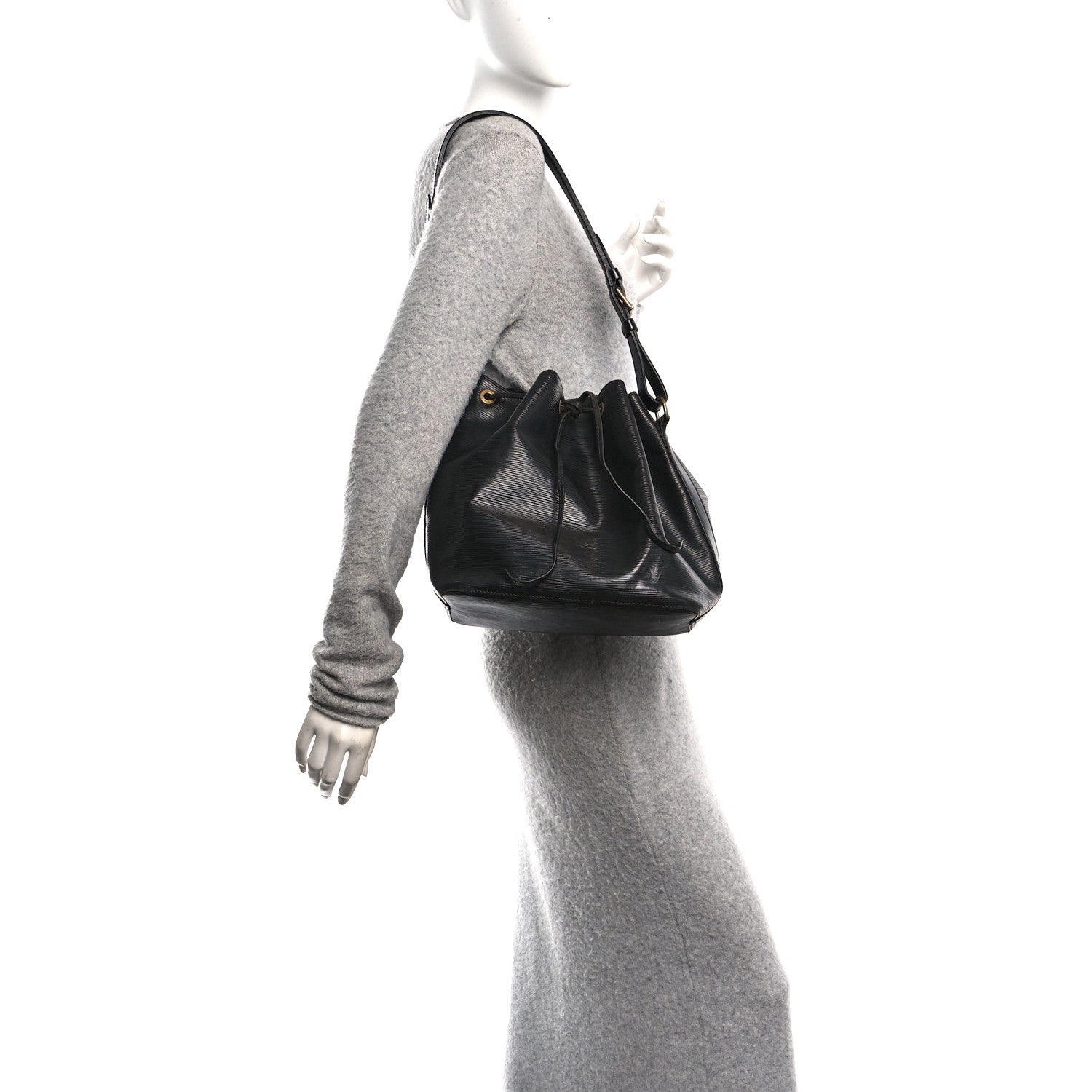 Louis Vuitton Epi Petit Noe Black 2 of 9