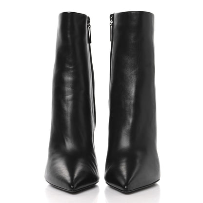 Saint Laurent Nappa Vendome Opyum 110 Ankle Boots 38.5 Black 3 of 9