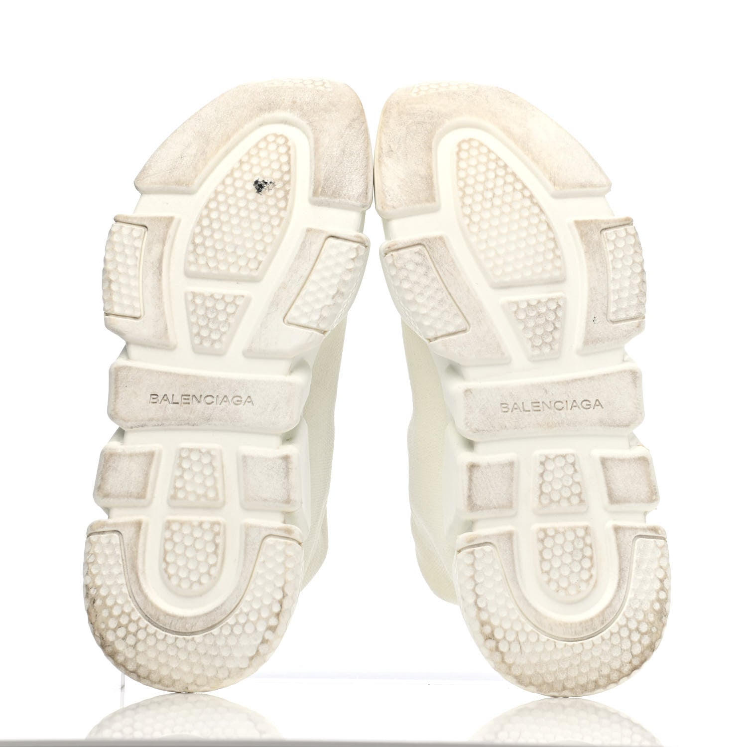 Balenciaga Neoprene Knit Womens Speed Sneakers 40 White 4 of 4