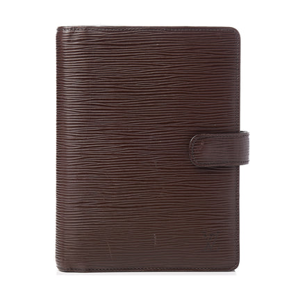 Louis Vuitton Epi Medium Ring Agenda Cover Moka 1 of 7