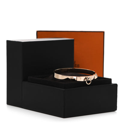 Hermes 18K Rose Gold PM Collier De Chien Bracelet SH 5 of 5