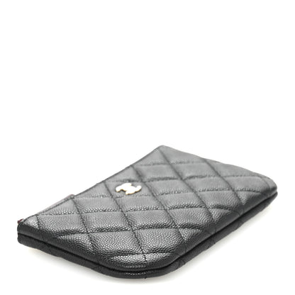 Chanel Caviar Quilted Small Cosmetic Case Black 4 of 8