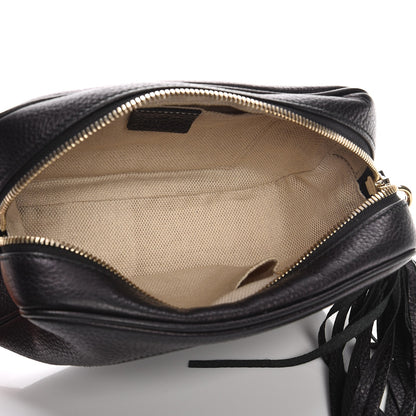 Gucci Pebbled Calfskin Small Soho Disco Bag Black 5 of 7