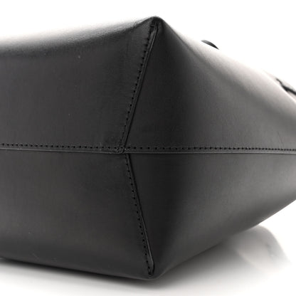 Mansur Gavriel Vegetable Tanned Calfskin Mini Bucket Bag Black Flamma 10 of 12