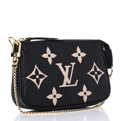 Louis Vuitton Empreinte Monogram Giant Mini Pochette Accessories Black 2 of 4