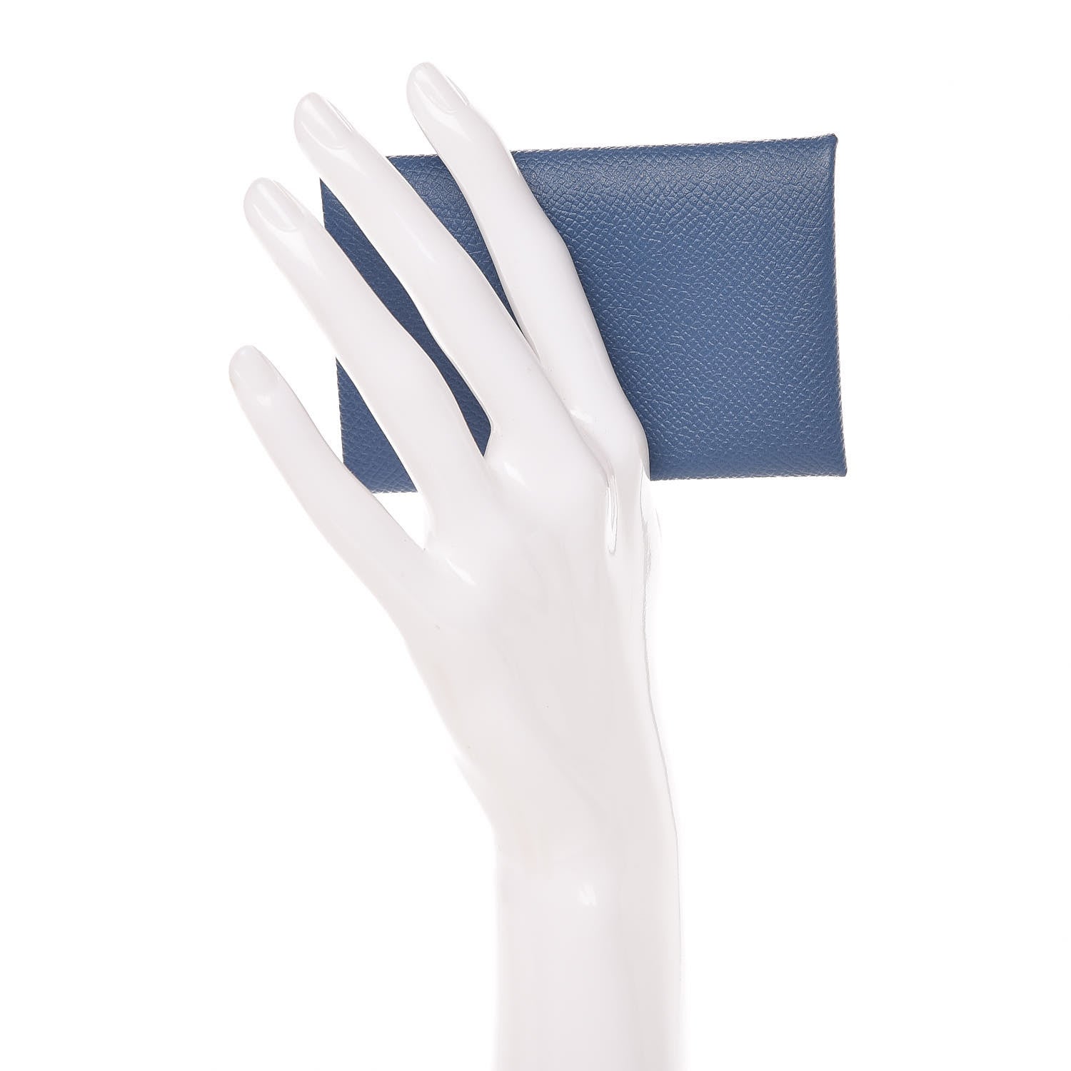 Hermes Epsom Calvi Card Case Bleu Brighton 2 of 8