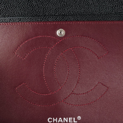 Chanel Caviar Quilted Jumbo Double Flap Black 8 of 9