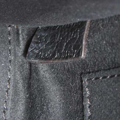 Celine Drummed Calfskin Nano Luggage Black 7 of 8