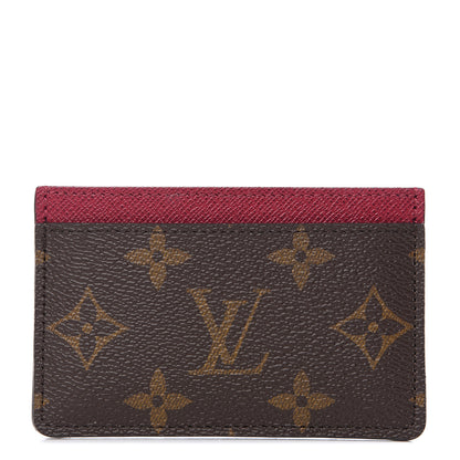 Louis Vuitton Monogram Card Holder Fuchsia 1 of 5