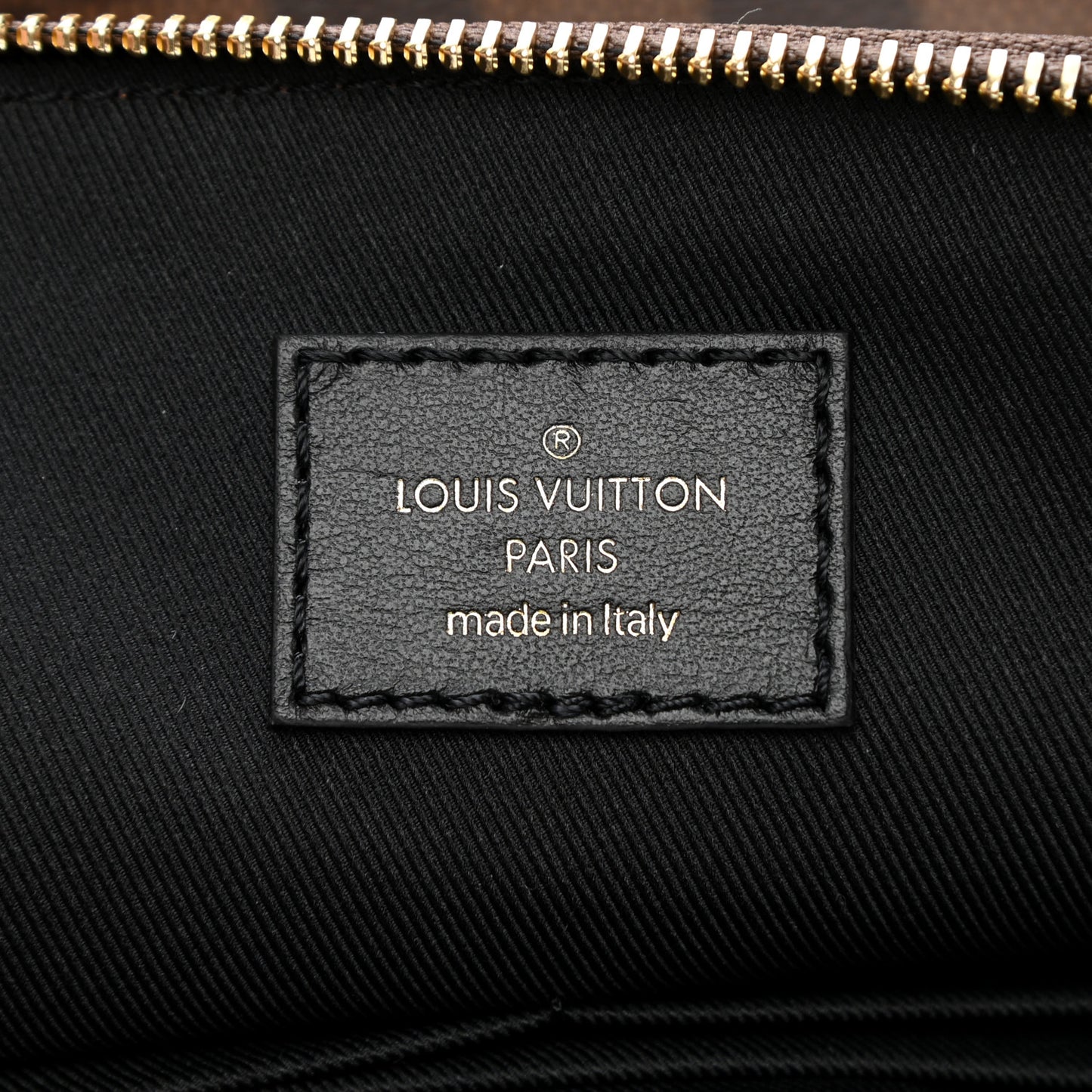 Damier Ebene Odeon Tote MM Black
