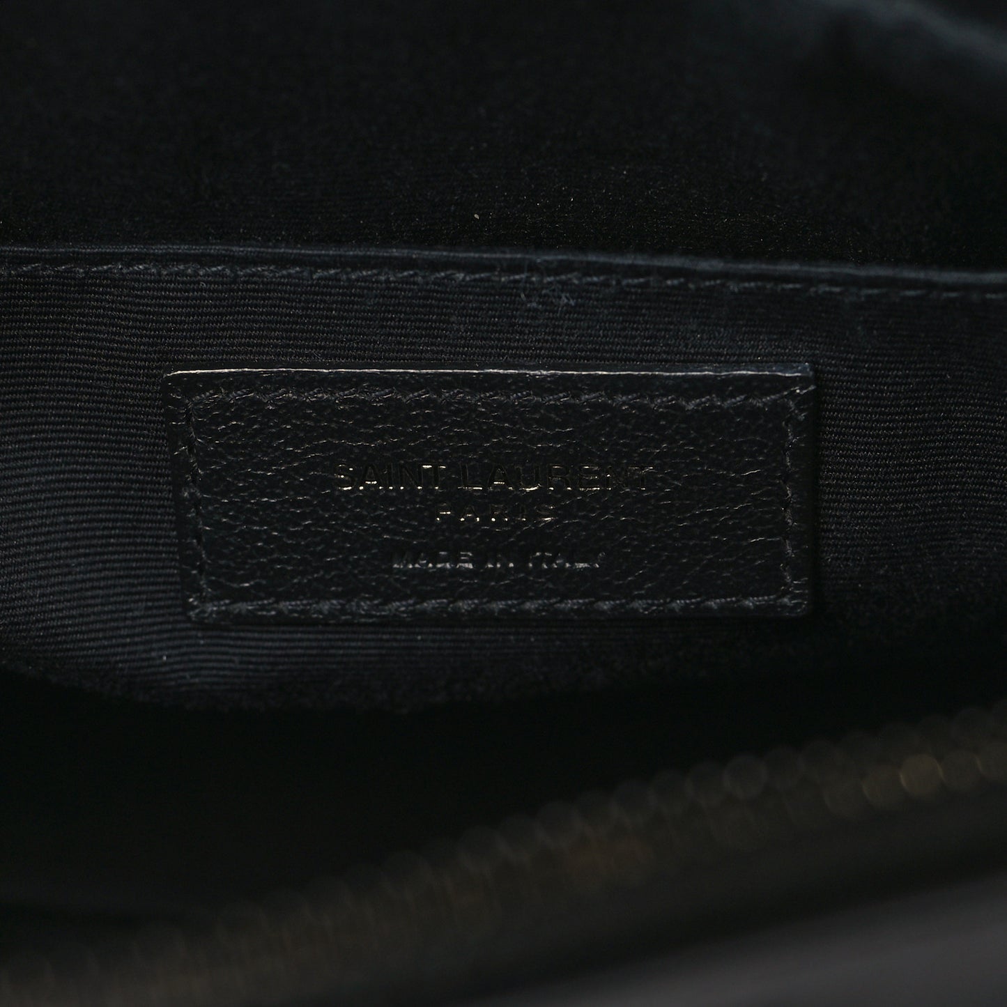 Calfskin Matelasse Monogram Monochrome Lou Camera Bag Black
