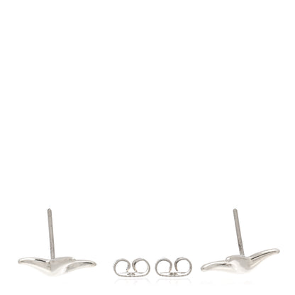 Tiffany Sterling Silver 15mm Elsa Peretti Starfish Earrings 3 of 4