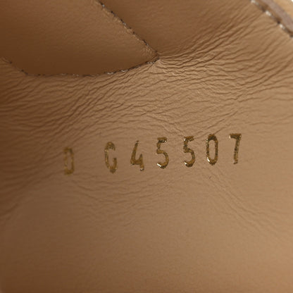 Chanel Lambskin Quilted Velcro Dad Chain CC Slide Sandals 40.5 Beige 10 of 11