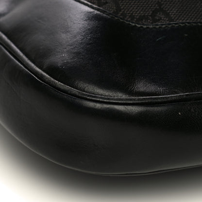 Gucci Monogram Small Jackie O Hobo Black 29 of 33