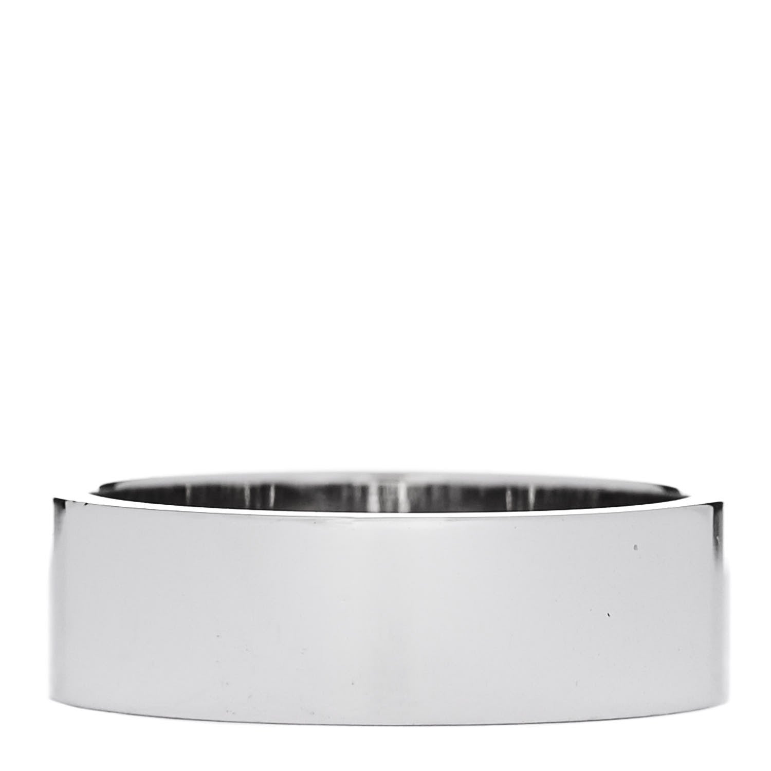 Hermes 18K White Gold Diamond PM H D'Ancre Ring 50 5.25 3 of 5