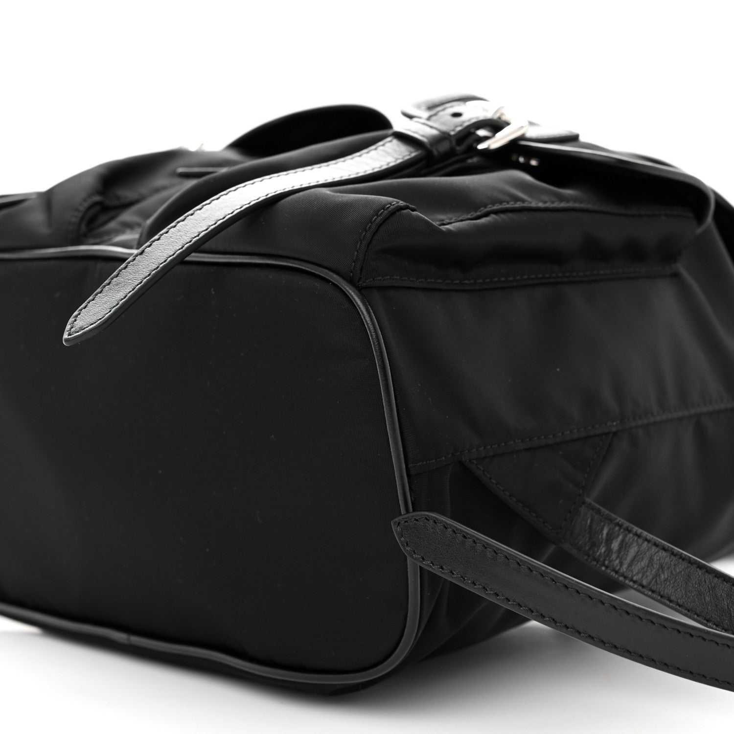 Prada Tessuto Nylon Vitello Backpack Black 11 of 11