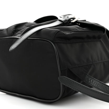 Prada Tessuto Nylon Vitello Backpack Black 11 of 11