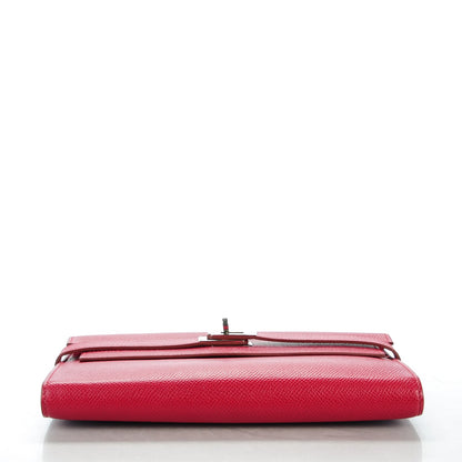 Hermes Epsom Kelly Longue Wallet Rubis 6 of 14