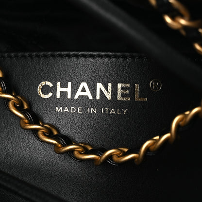 Chanel Shiny Calfskin Quilted Mini Chanel 22 Black 6 of 10