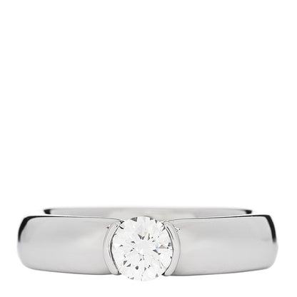 Tiffany Platinum Diamond .37ct Etoile Solitaire Engagement Ring 49 5 1 of 6