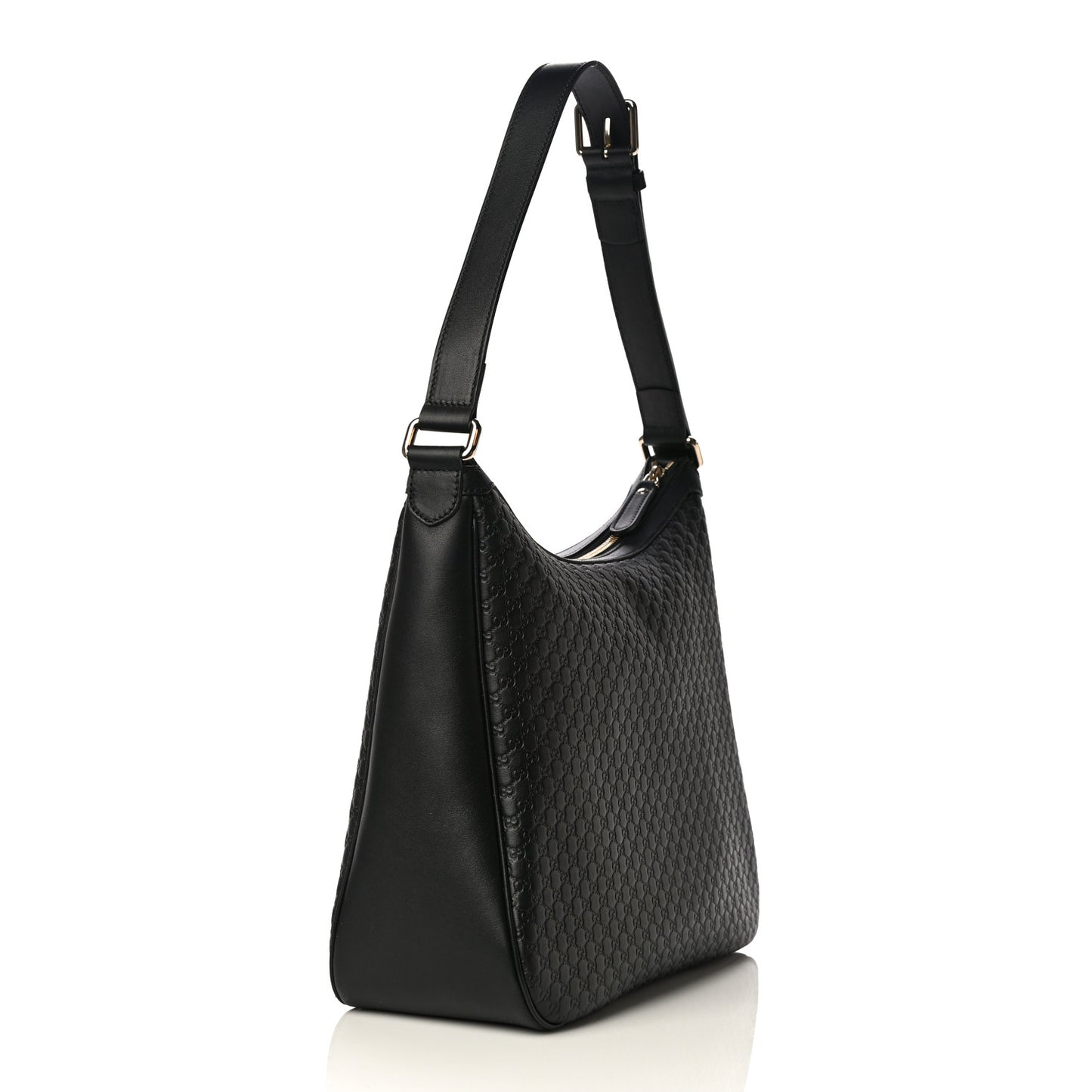 Microguccissima Shoulder Bag Black