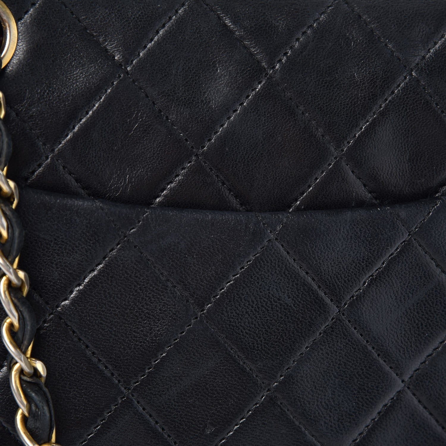 Chanel Lambskin Quilted Small Single Flap Black 17 of 26