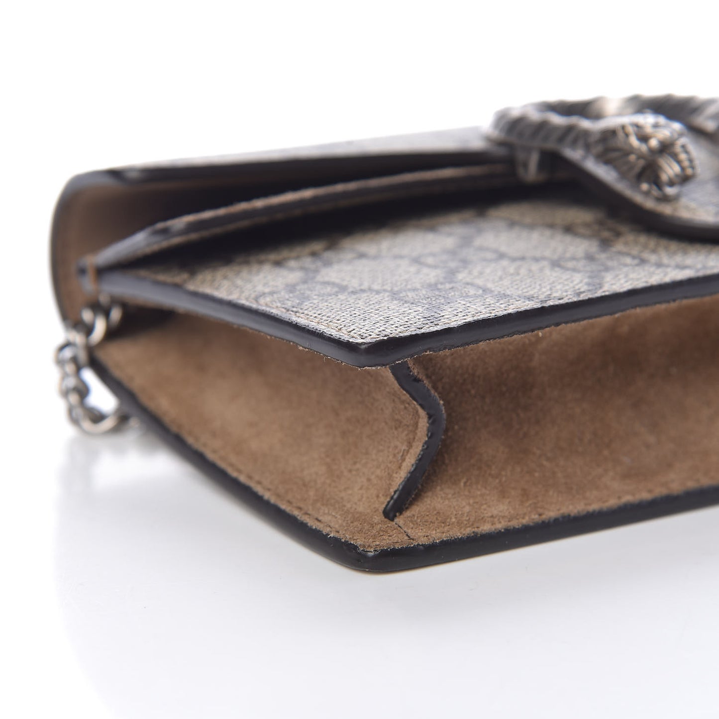 GG Supreme Monogram Super Mini Dionysus Shoulder Bag Taupe