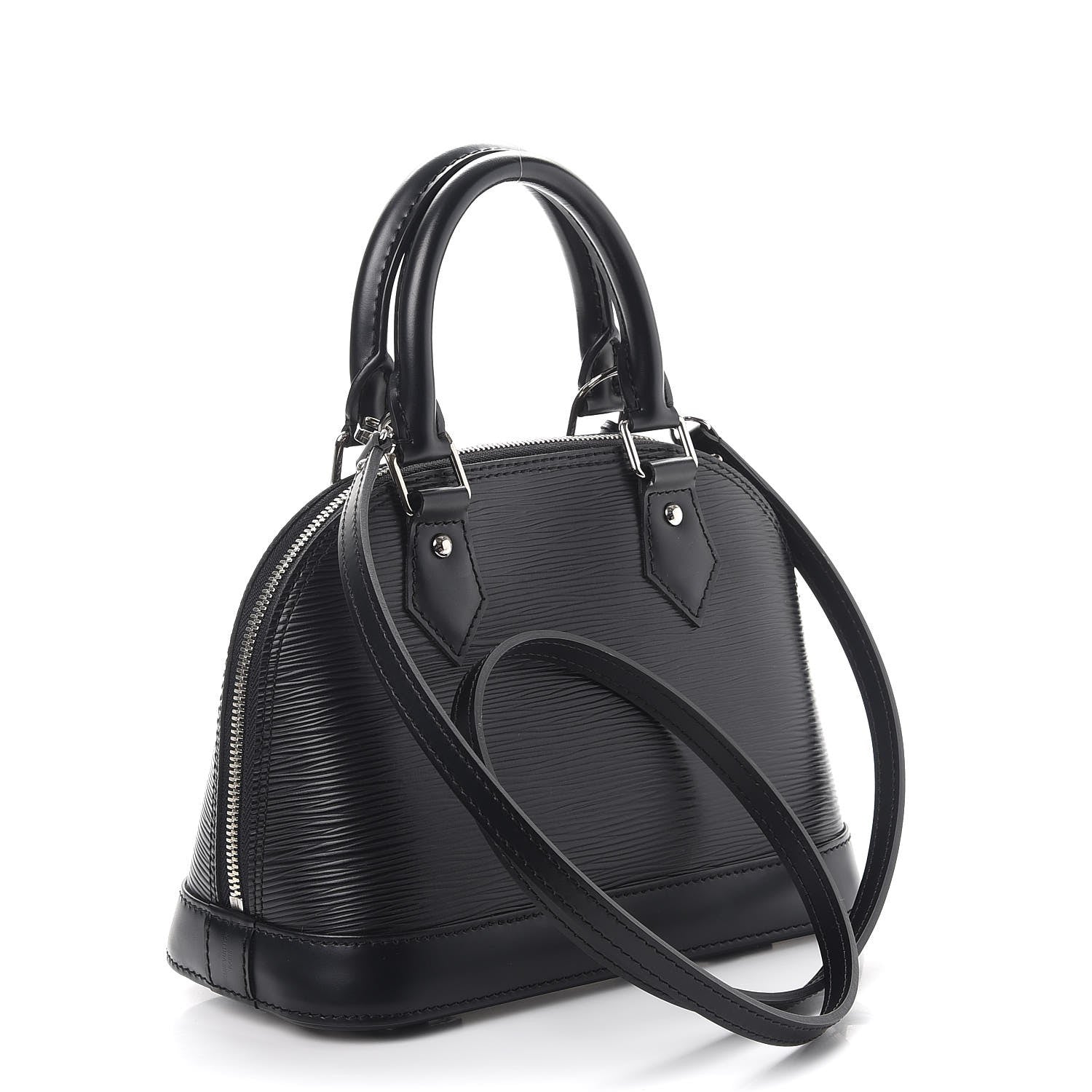Louis Vuitton Epi Alma BB Black 3 of 10