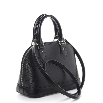 Louis Vuitton Epi Alma BB Black 3 of 10