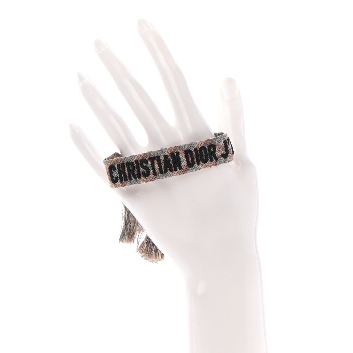 Christian Dior Woven Cotton J'Adior Friendship Bracelet Blue Nude 2 of 7
