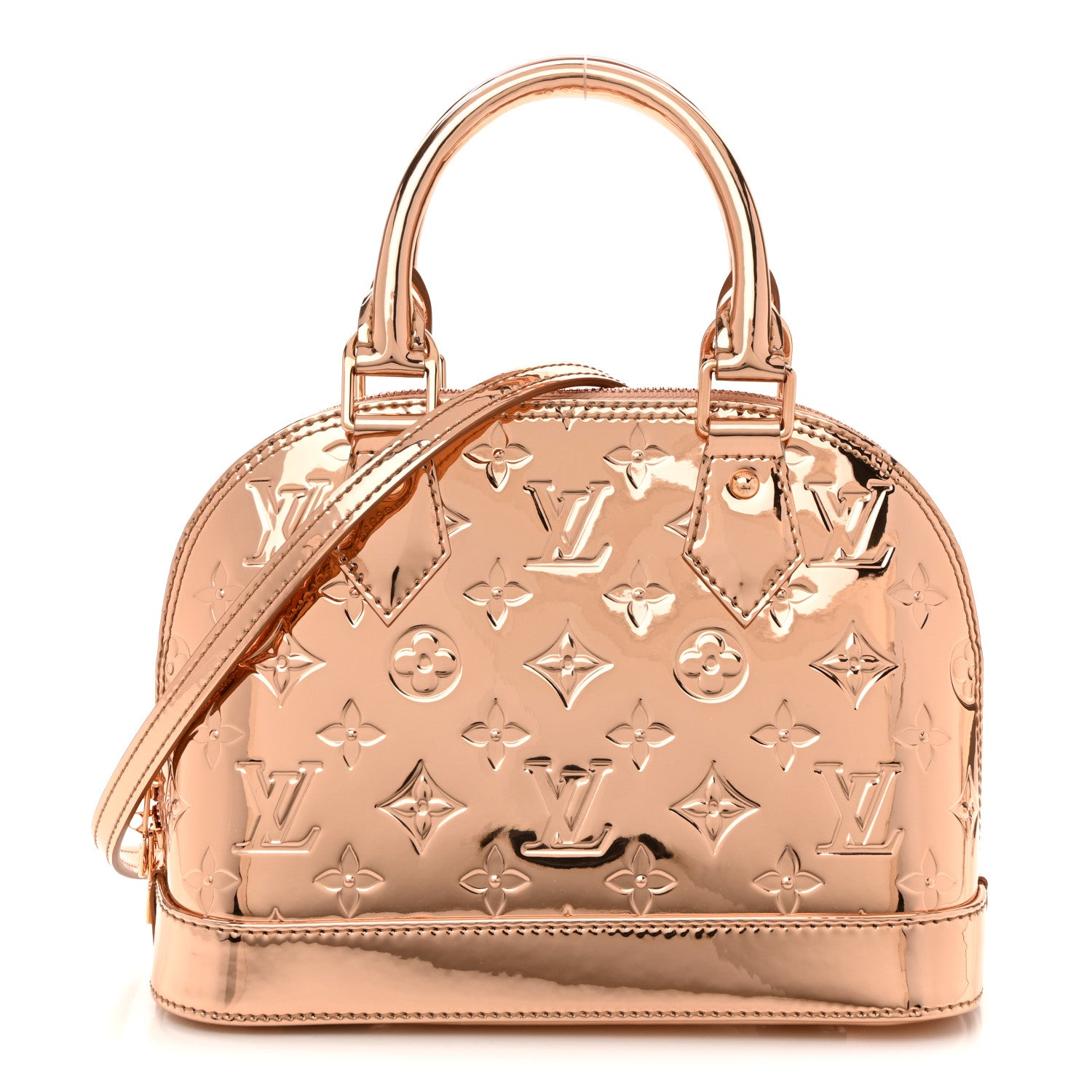 Louis Vuitton Monogram Miroir Alma BB Copper 1 of 11