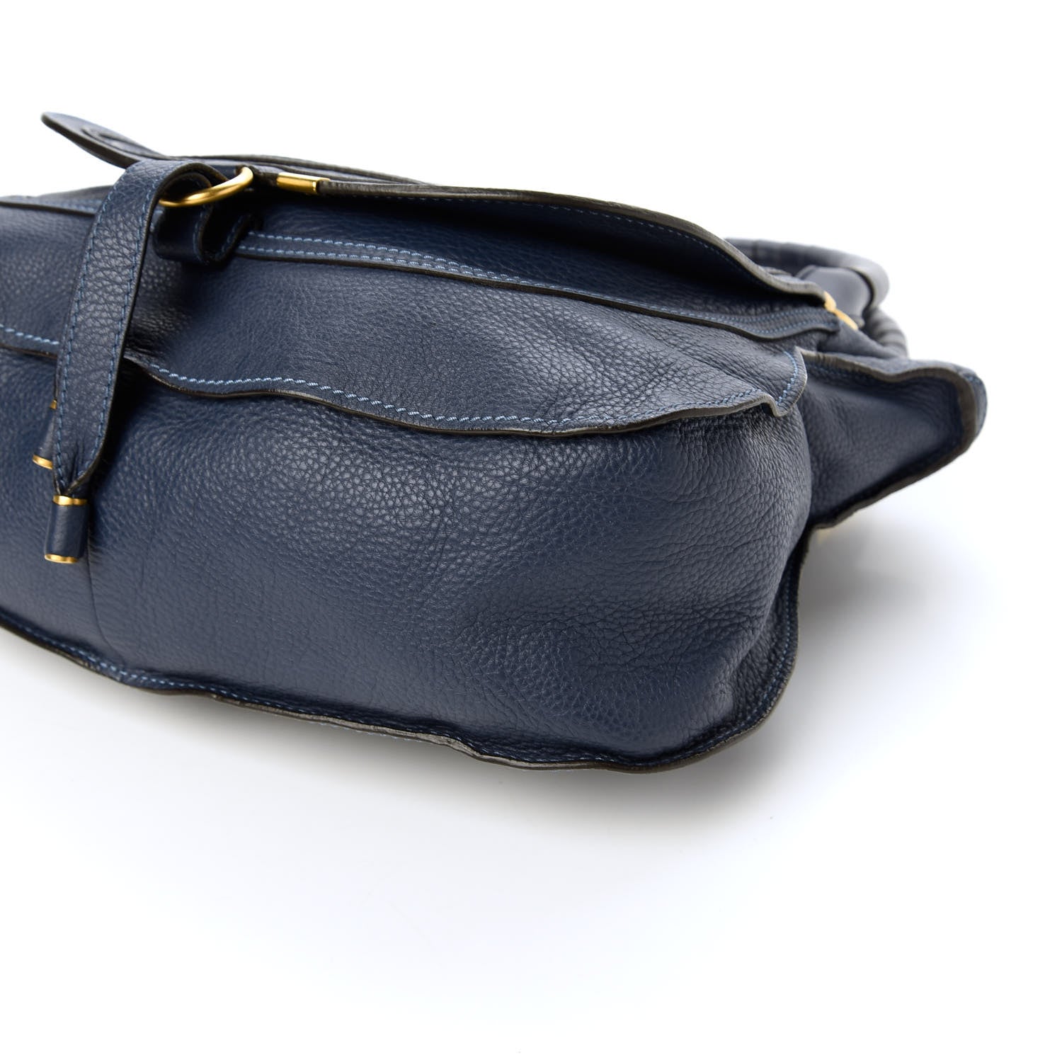 Chloe Calfskin Medium Marcie Satchel Royal Navy 8 of 9