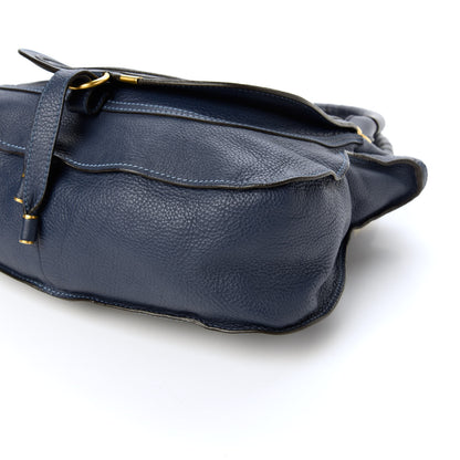 Chloe Calfskin Medium Marcie Satchel Royal Navy 8 of 9