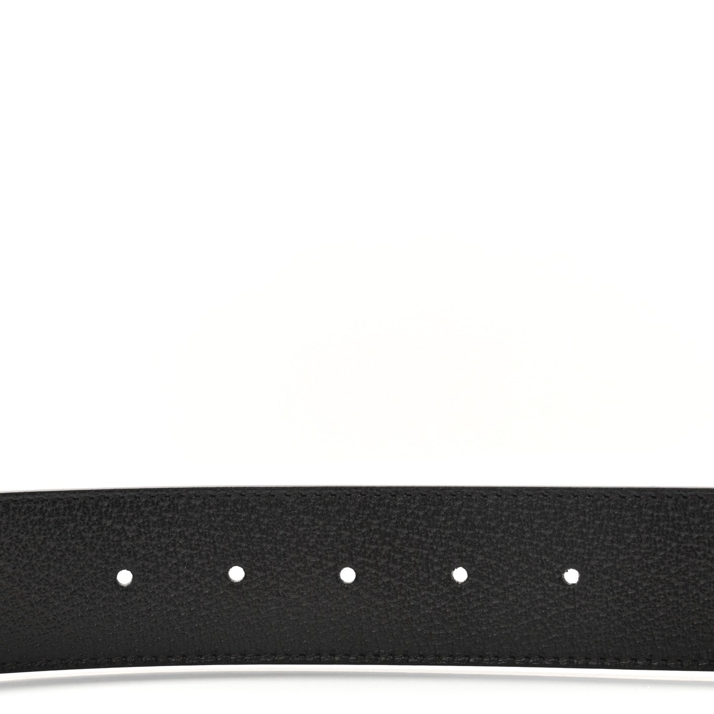 Textured Dollar Calfskin Double G 40mm Belt 95 38 Dark Cocoa