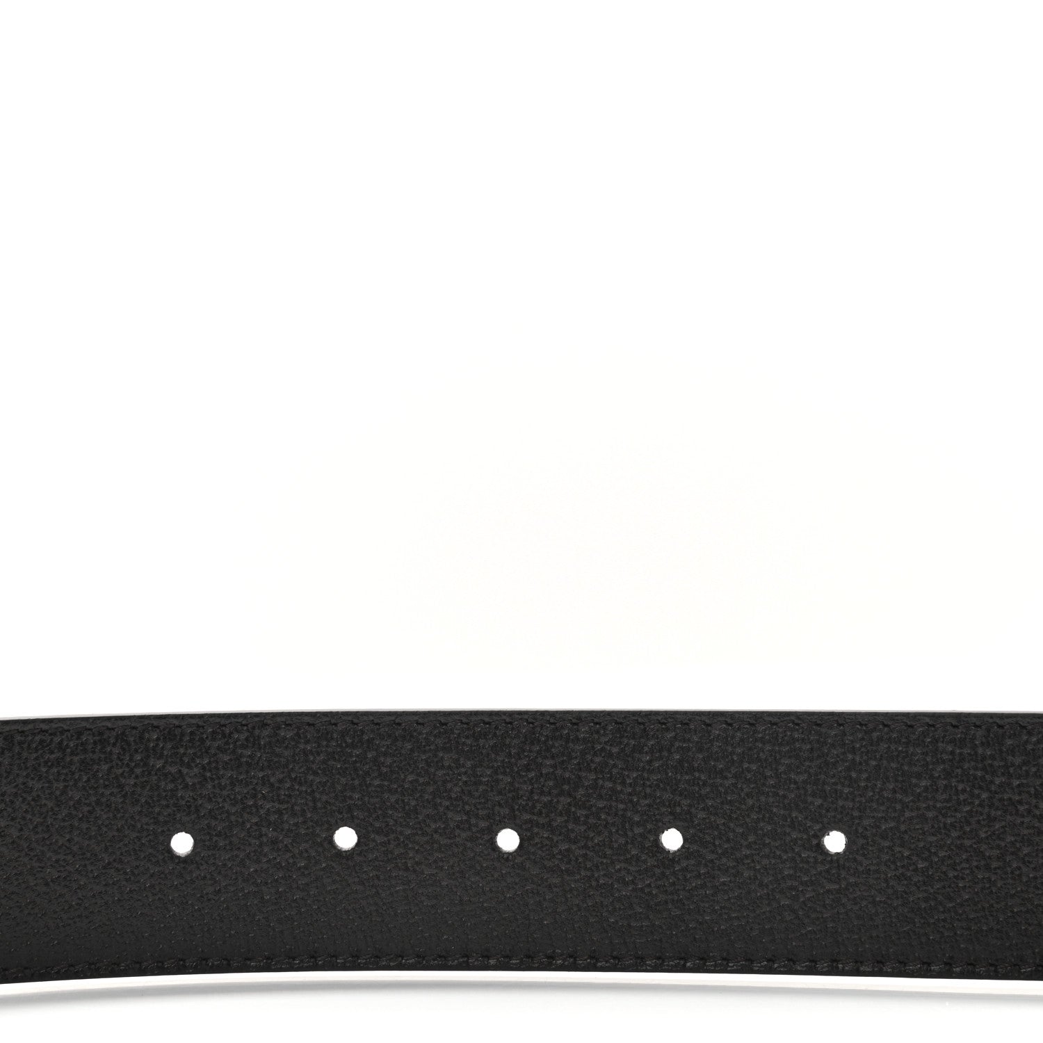 Gucci Textured Dollar Calfskin Double G 40mm Belt 95 38 Dark Cocoa 4 of 5